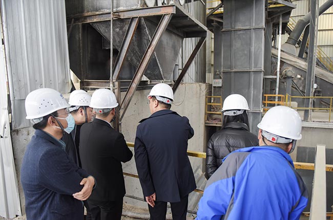 考察衛(wèi)輝市藍(lán)天環(huán)保材料有限公司