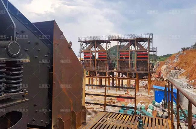 江西省順建材年產500萬噸環(huán)保砂石骨料生產線前期建設現(xiàn)場實拍