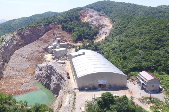 湖南省婁底市時產(chǎn)10000噸砂石骨料生產(chǎn)線