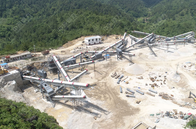 貴州萬(wàn)隆建材日產(chǎn)5000方石料生產(chǎn)線