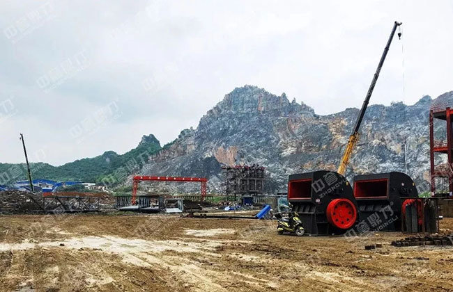 廣西百色登高新材料公司200萬(wàn)噸骨料生產(chǎn)線