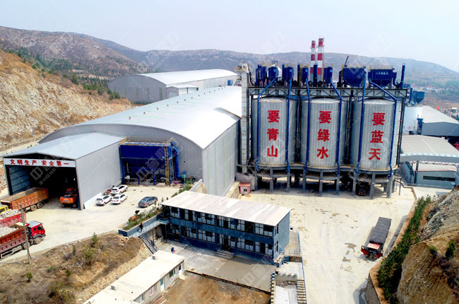 河北武安火焰山時產(chǎn)800噸砂石骨料生產(chǎn)線