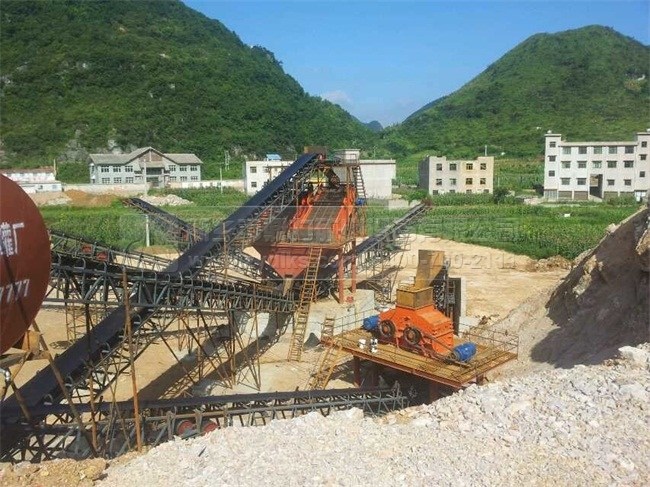 貴州安順石料生產(chǎn)線