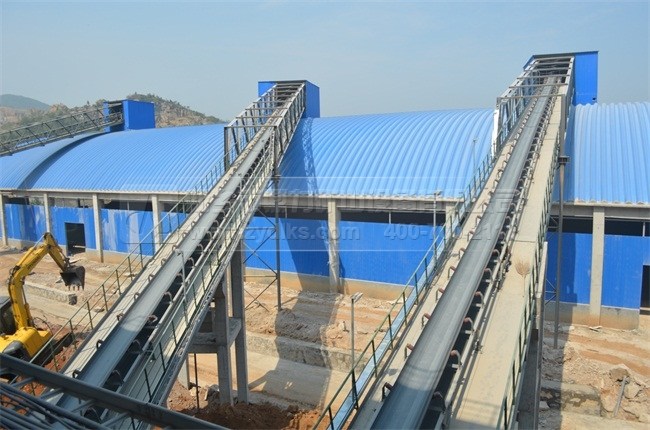 嵩基水泥時產(chǎn)1000噸骨料生產(chǎn)線