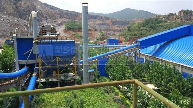 嵩基骨料生產(chǎn)線現(xiàn)場