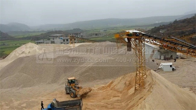 貴州一建時產(chǎn)1200噸砂石生產(chǎn)線覽