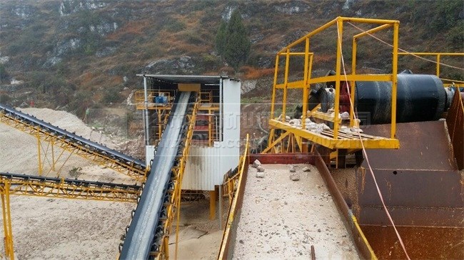 貴州一建時產(chǎn)1200噸砂石生產(chǎn)線