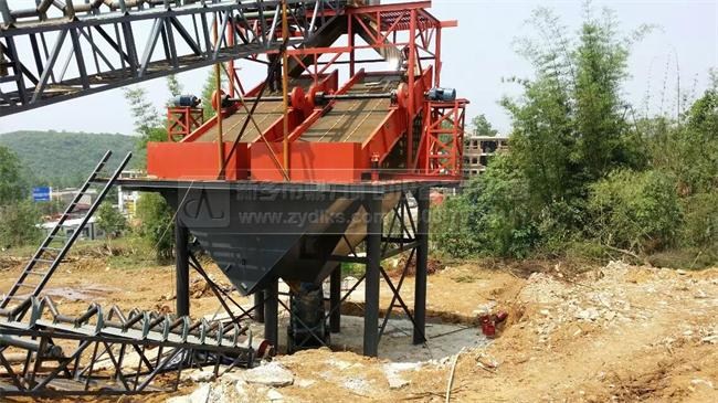 貴州貴陽石料生產(chǎn)線現(xiàn)場