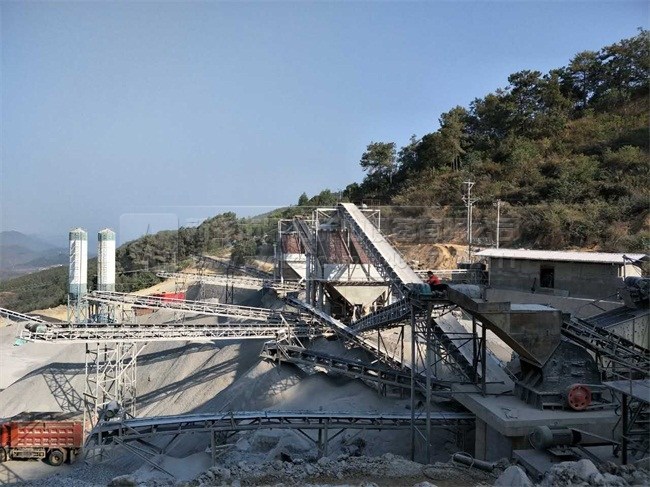 頁巖石料破碎機(jī)生產(chǎn)線