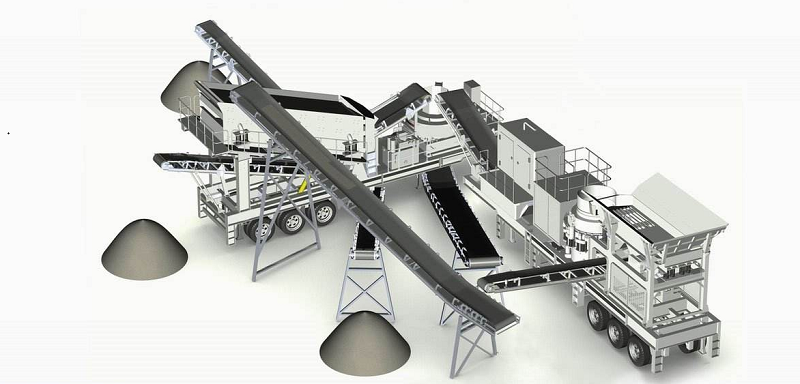 移動破碎生產(chǎn)線