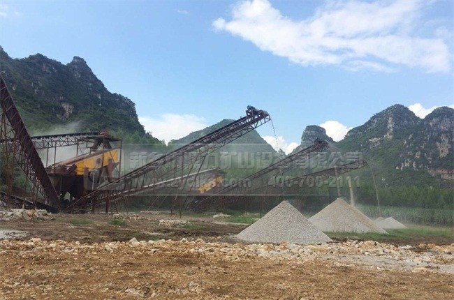 機(jī)制砂生產(chǎn)現(xiàn)場