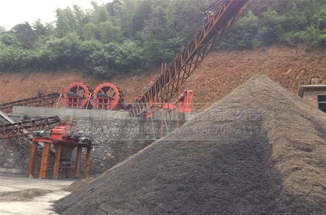 洗砂機(jī)客戶現(xiàn)場(chǎng)