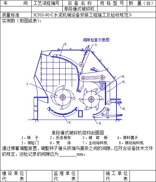單段錘式破碎機(jī)結(jié)構(gòu)圖