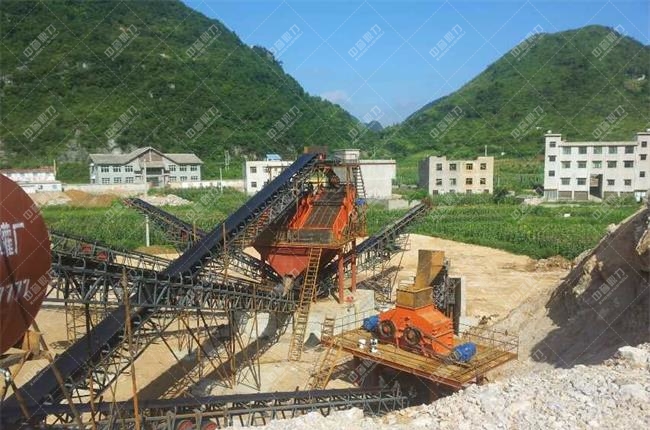 礦石制砂機(jī)使用現(xiàn)場