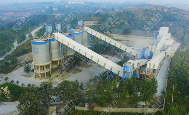 河北內(nèi)丘中聯(lián)水泥時(shí)產(chǎn)1000噸水泥骨料生產(chǎn)線