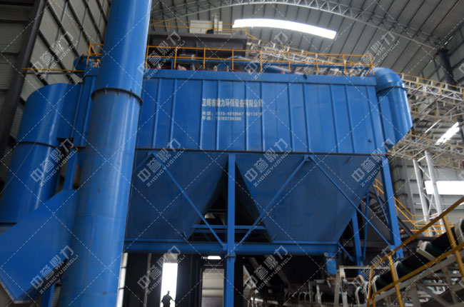 河北白沙時產(chǎn)3000噸石料生產(chǎn)線輸送除塵