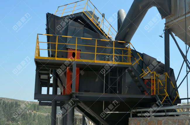 河北邢臺臨城中聯(lián)水泥石料生產(chǎn)線篩分