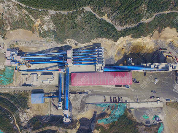 河南安陽中聯(lián)時產2500噸砂石生產線