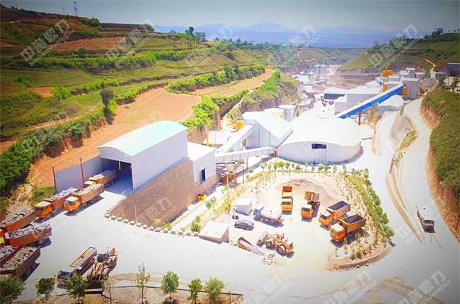 銅川時(shí)產(chǎn)800噸石灰石破碎生產(chǎn)線