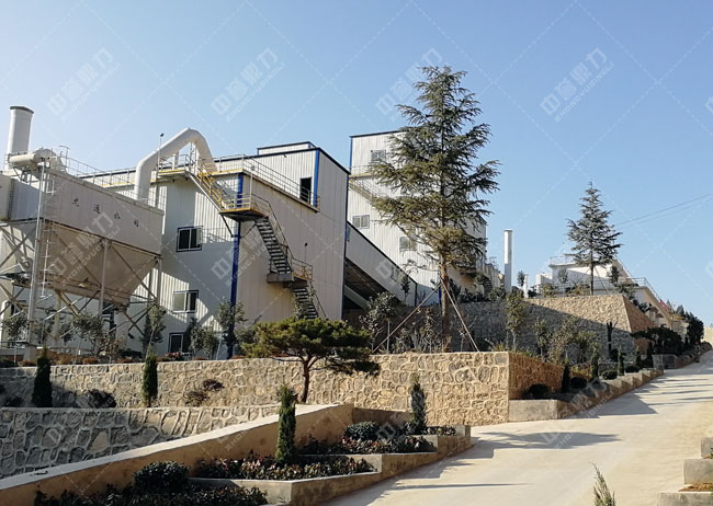 登封嵩基建材二期時產(chǎn)1300-1500噸骨料生產(chǎn)線