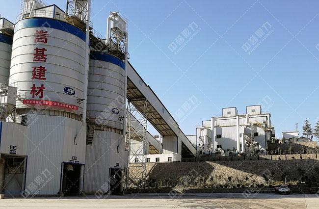 登封嵩基建材二期時產(chǎn)1300-1500噸骨料生產(chǎn)線