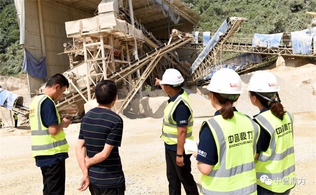 恒豐建材砂石生產(chǎn)線現(xiàn)場