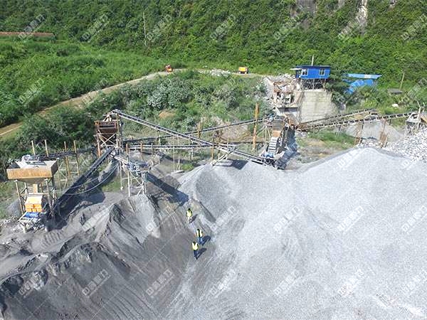 砂石料場(chǎng)現(xiàn)場(chǎng)