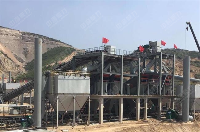 石子生產(chǎn)線現(xiàn)場