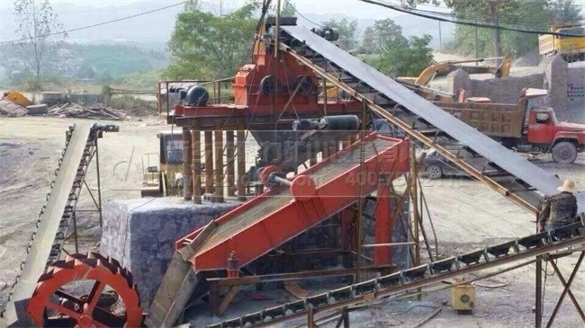 洗砂機(jī)使用現(xiàn)場(chǎng)