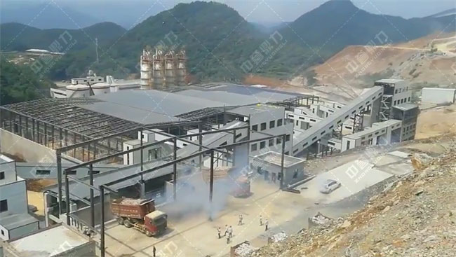 砂石生產(chǎn)線成功試機(jī)